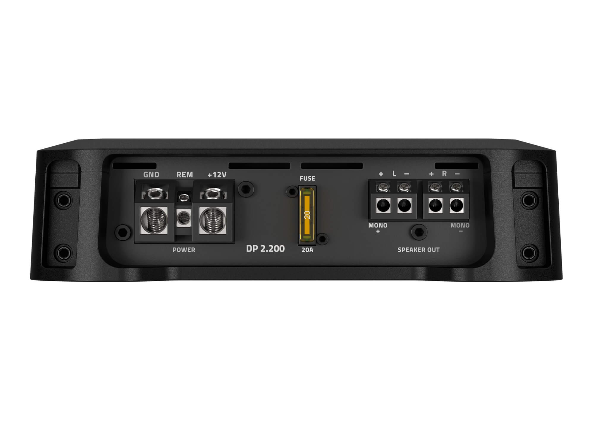 Hertz Dieci Power DP 2.200 - Power / Speaker Outs /