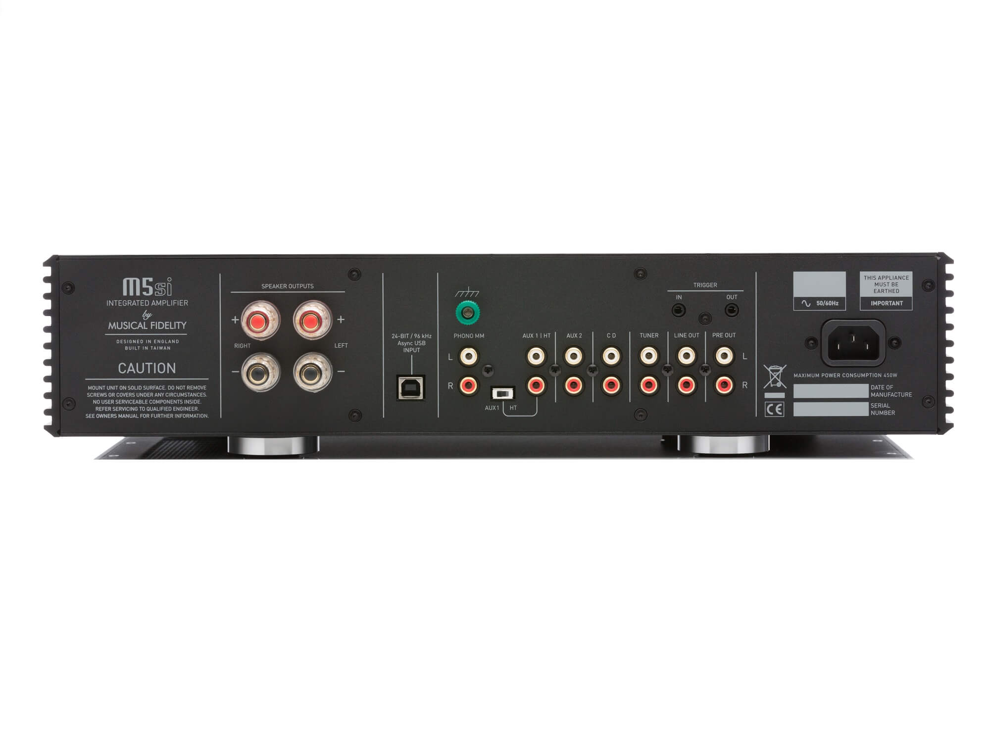 Musical Fidelity M5si - Black / Rear