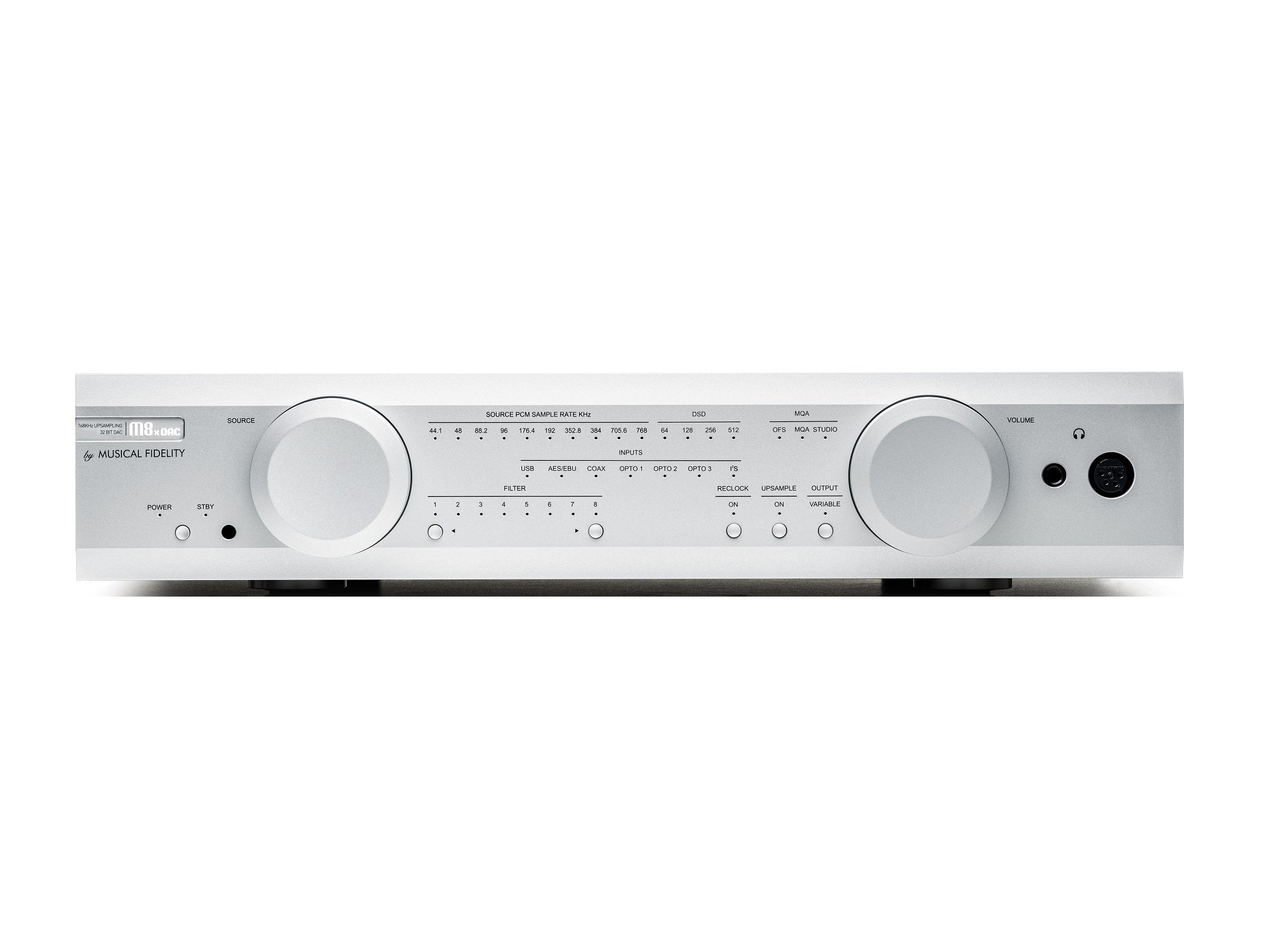 Musical Fidelity M8x DAC - Silver / Rear