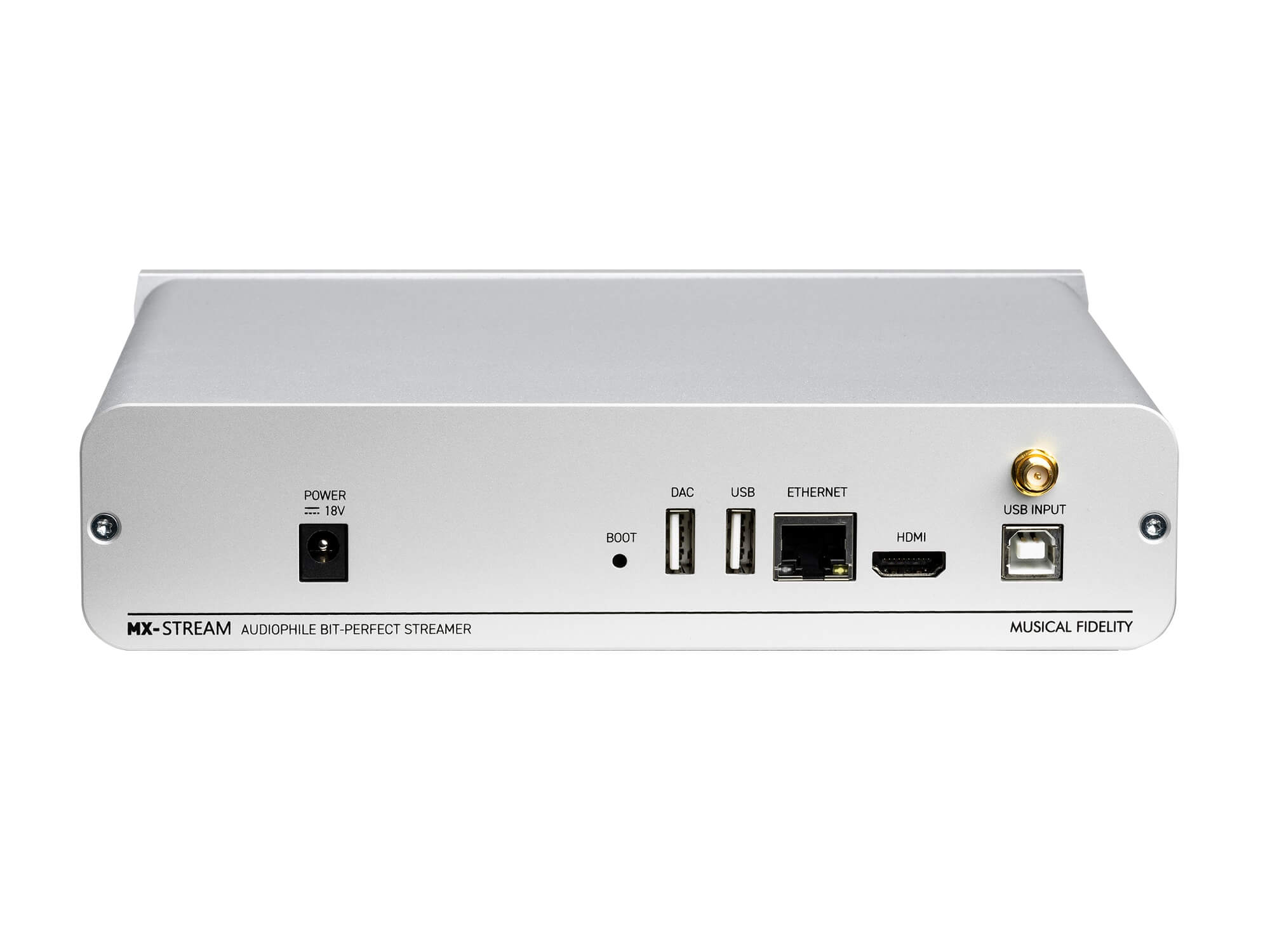 Musical Fidelity MX-Stream - Silver / Rear