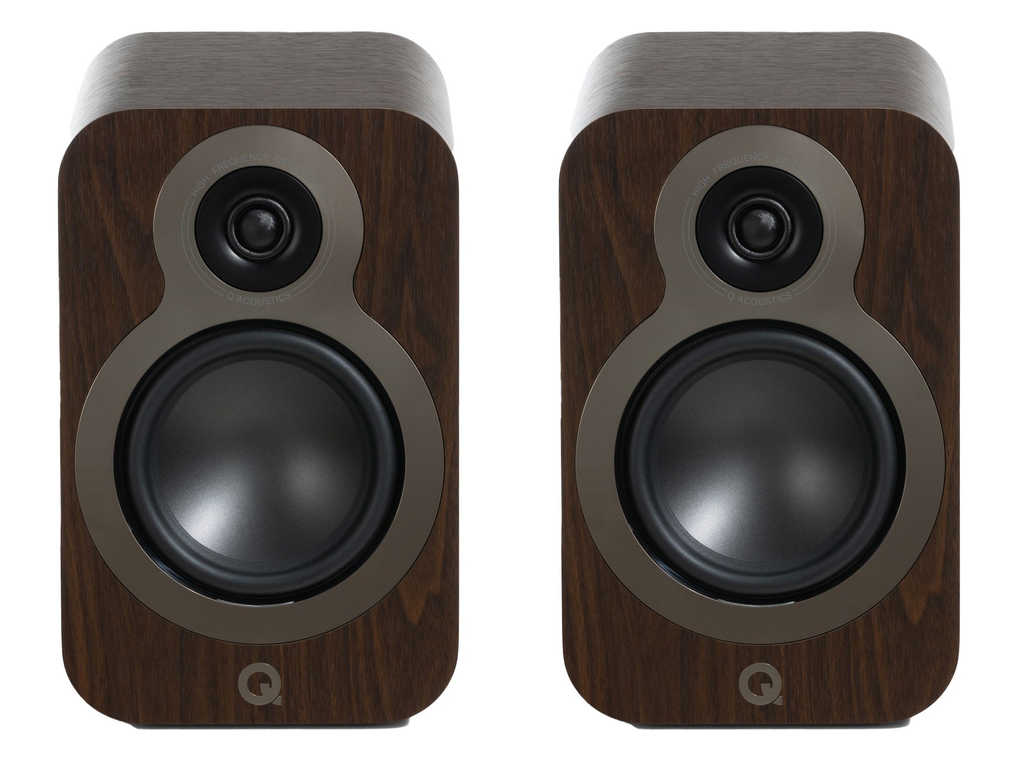 Q Acoustics 3020c - Standmount Speakers - Walnut