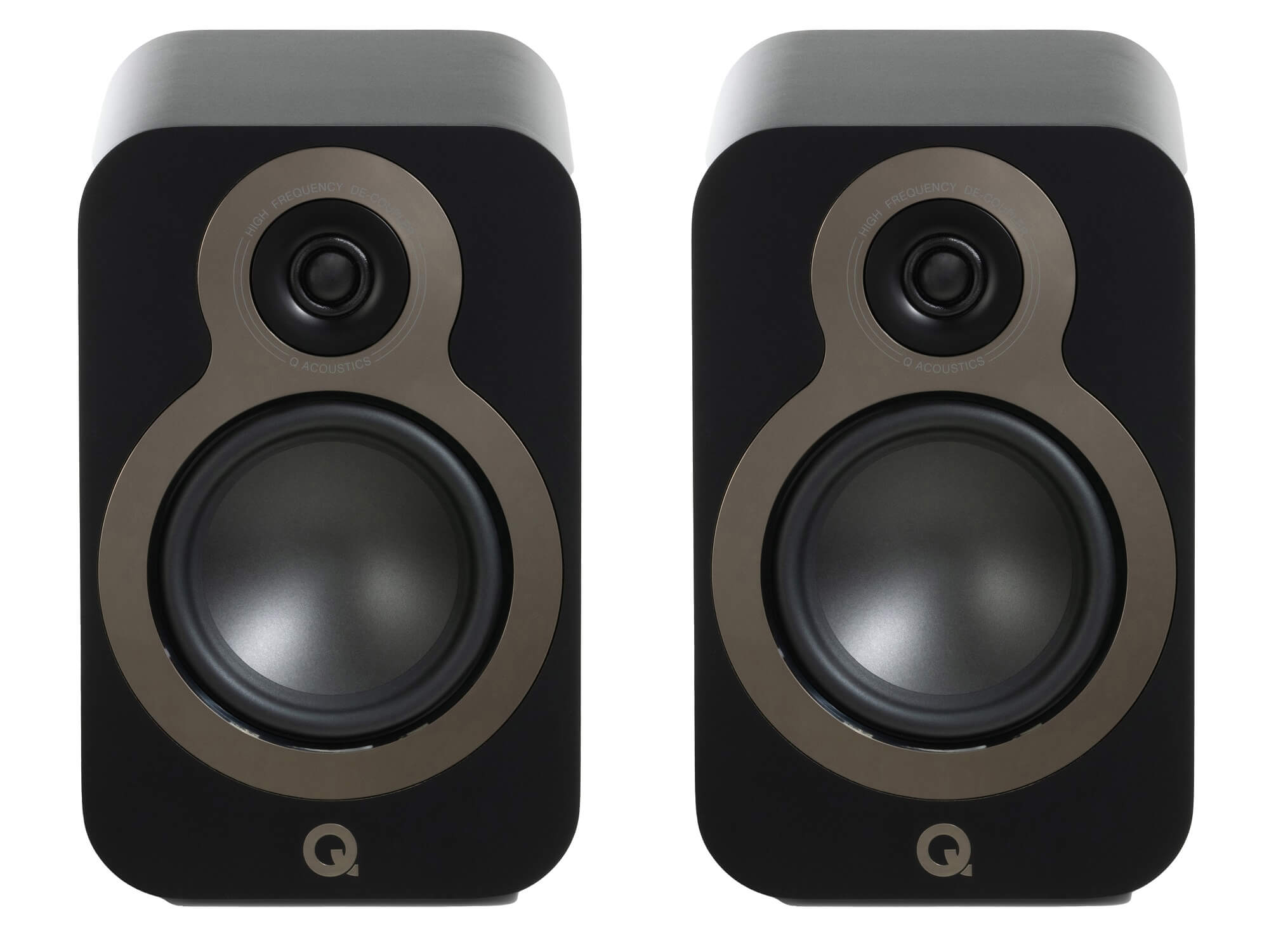 Q Acoustics 3030c - Standmount Speakers - Black