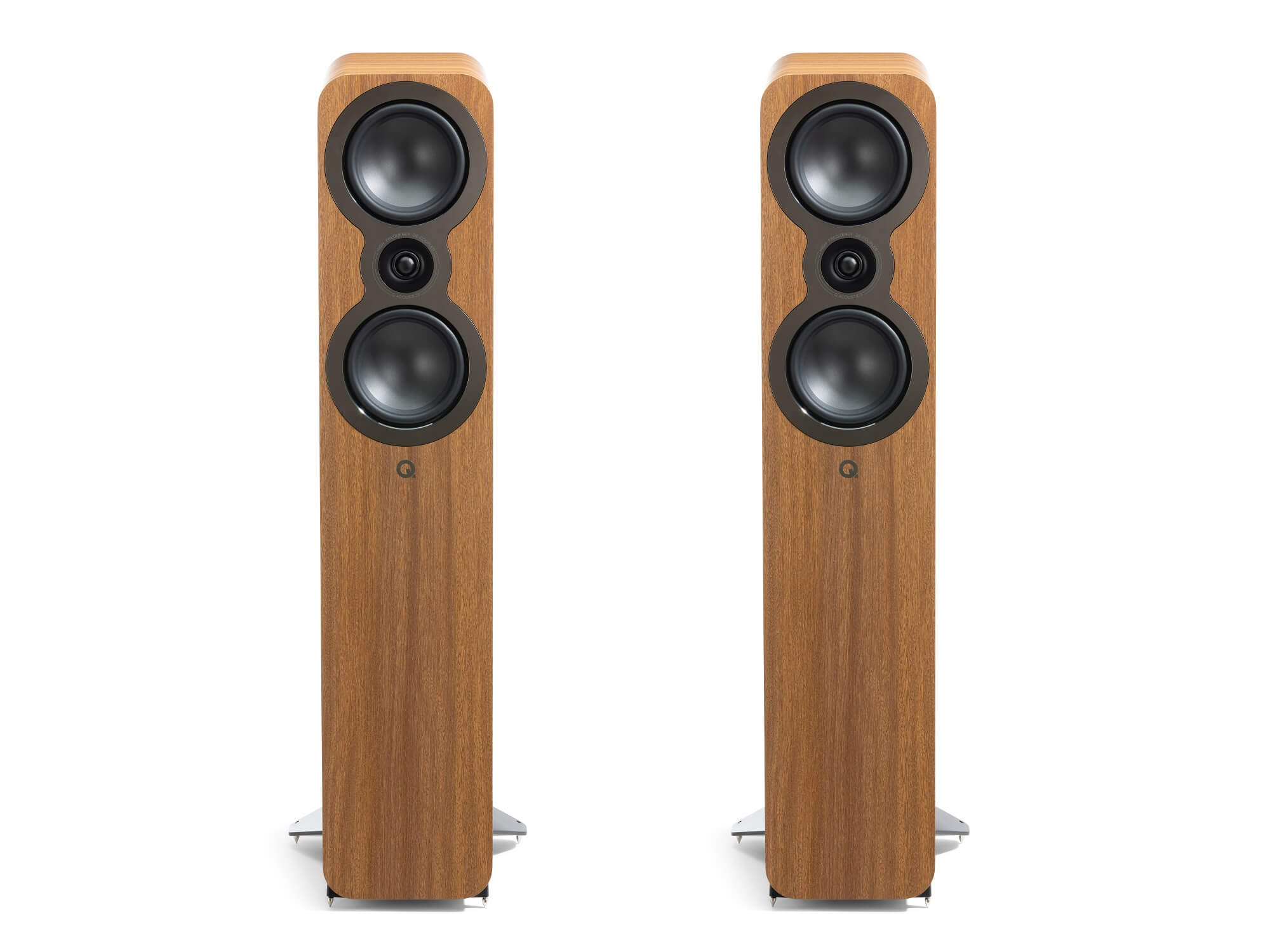 Q Acoustics 3050c - Floorstanding Speakers - Oak