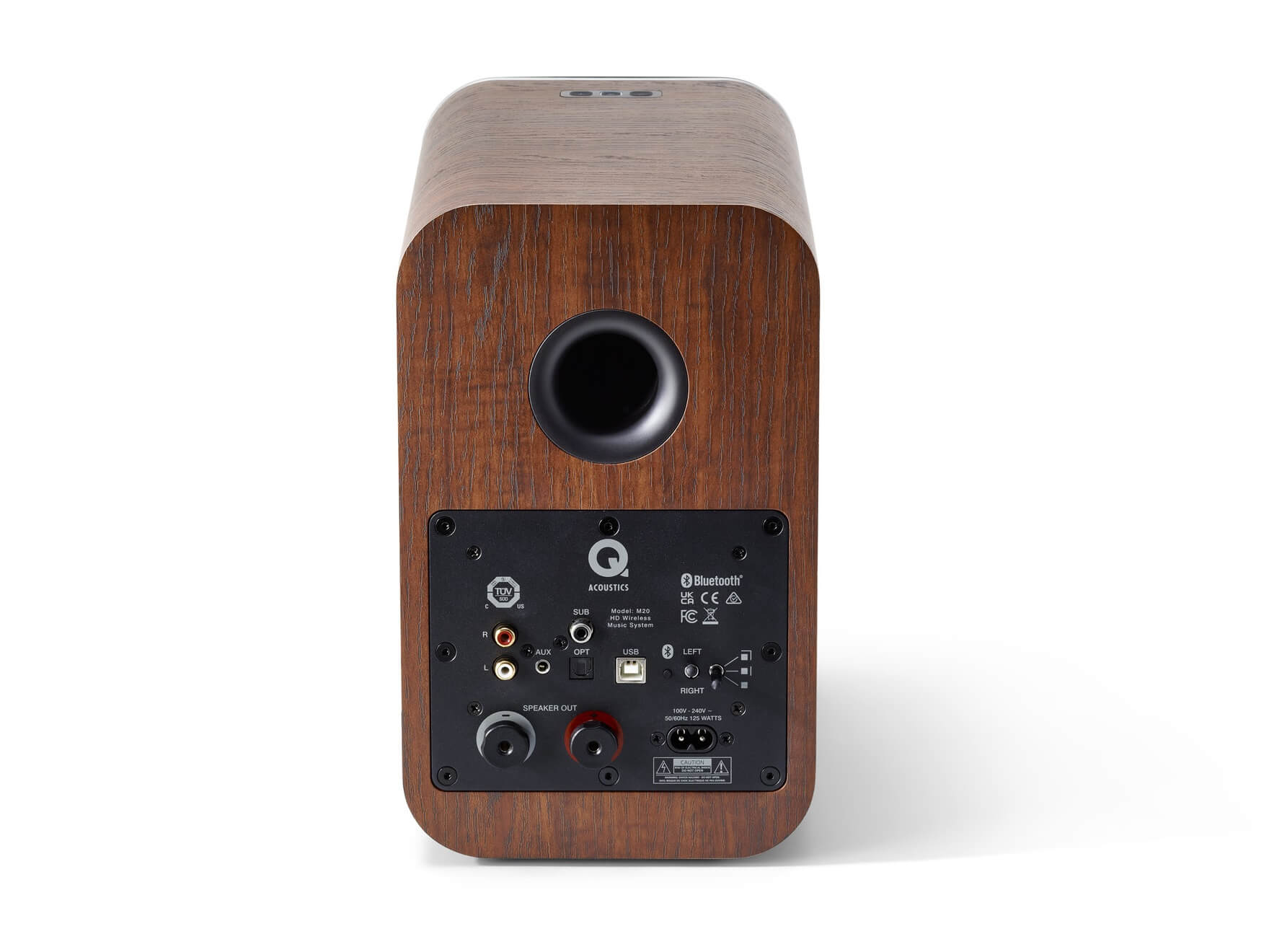 Q Acoustics M20 HD - Walnut - Rear