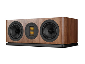Wharfedale Evo 5.C - Walnut Front Angle