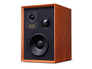 Wharfedale Super Denton Speaker - Mahogany Front Side