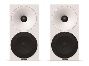 Amphion Helium 510 - Bookshelf Speakers - White with Black Grids