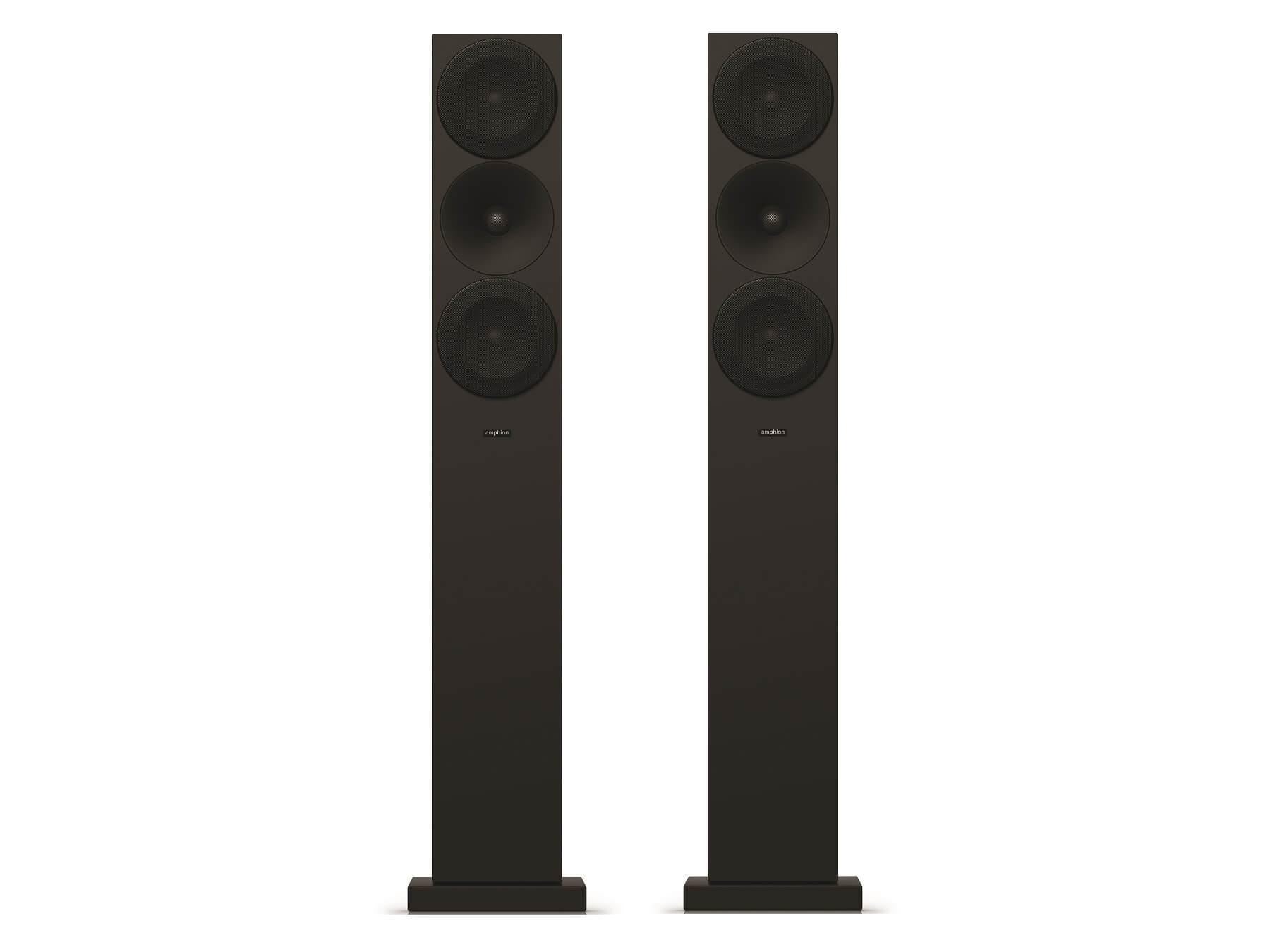 Amphion Helium 520 - Floorstanding Speakers - Full Black