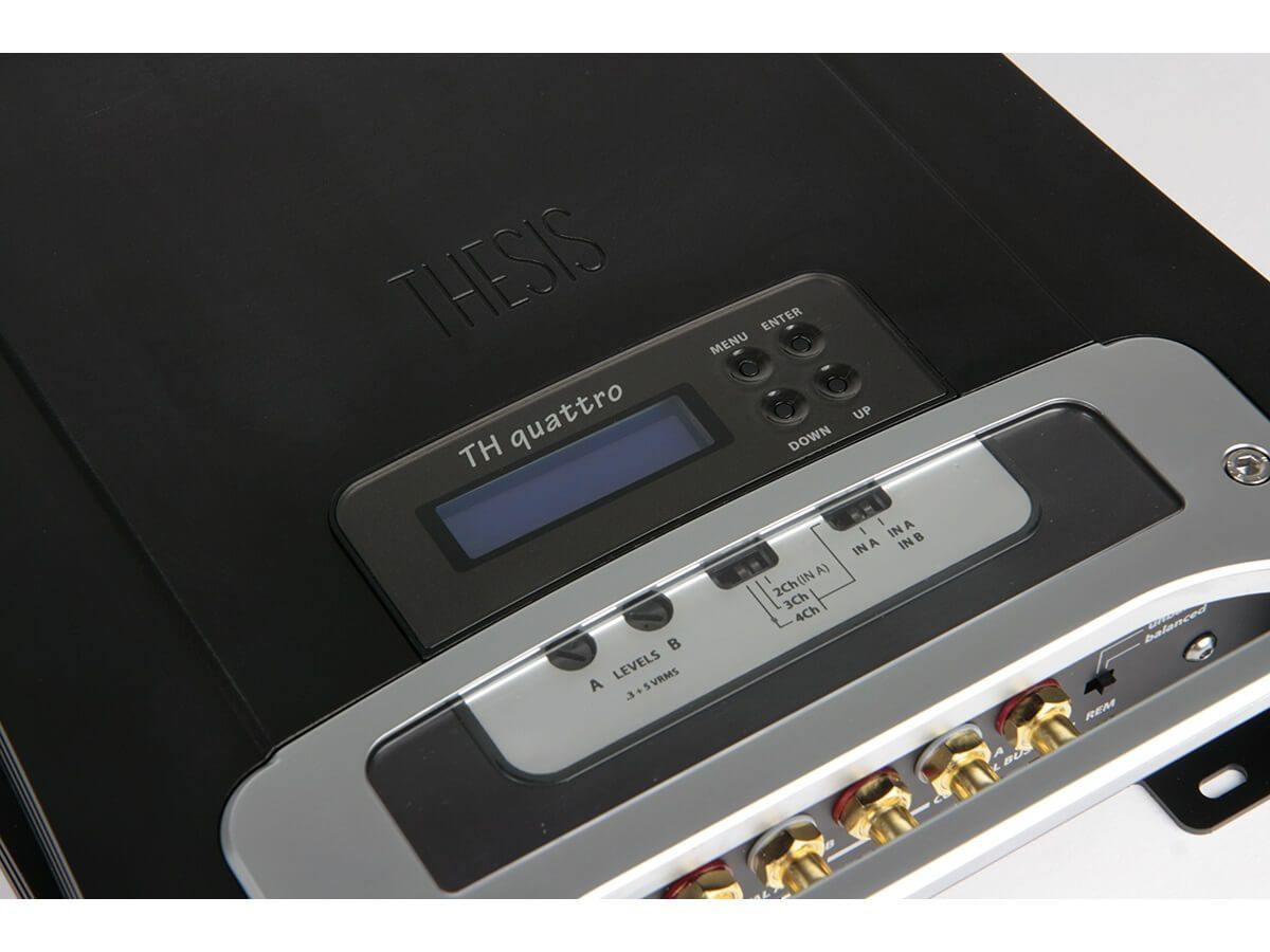 Audison TH quattro - 4 Channel Power Amplifier - Display