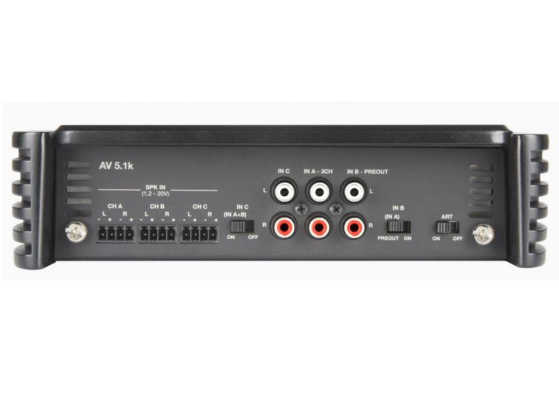 Audison VOCE AV 5.1k  - 1650w 5 Channel Power Amplifier - Front