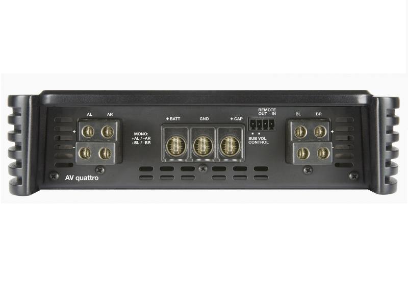 Audison VOCE AV quattro - 800w Multi Channel Power Amplifier - Back