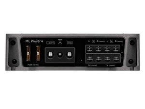 Hertz Mille ML Power 4 - D-Class 4 Channel Amplifier - Back