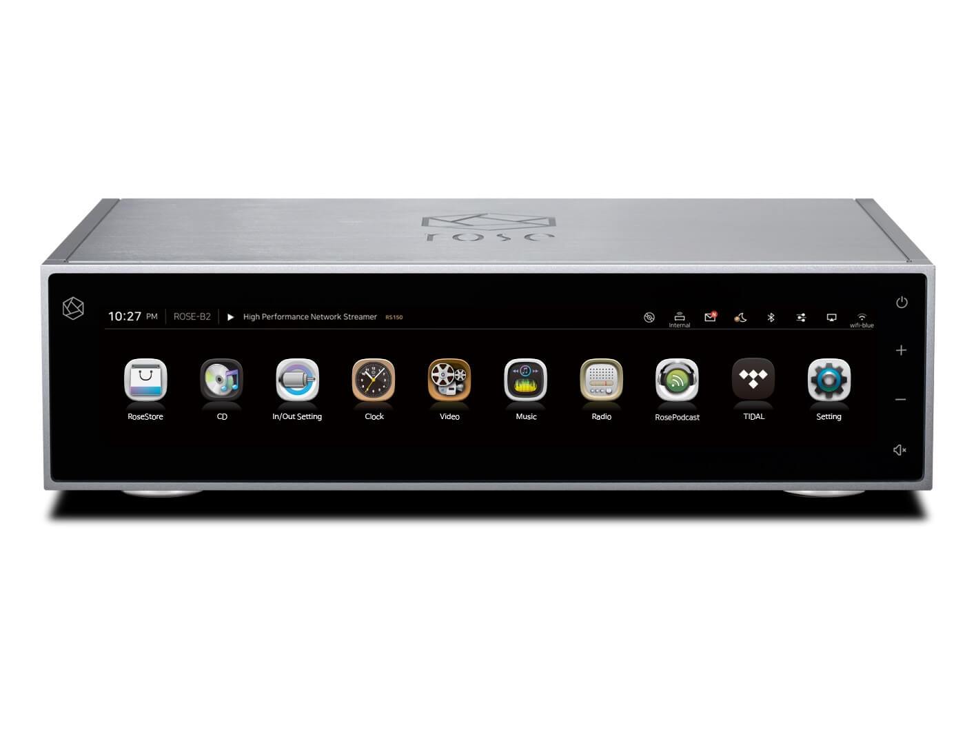 HiFi Rose RS150 - Network Streamer - Silver Front