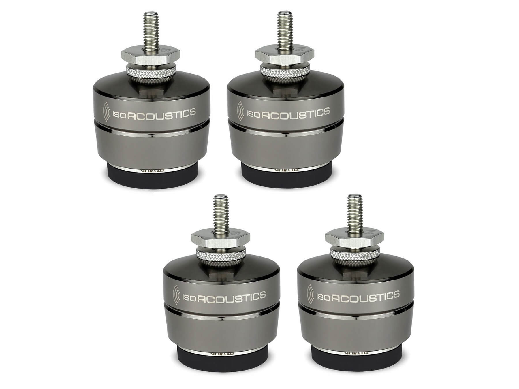 IsoAcoustics GAIA III Small Compact Isolation Feet for Floor Standing  Speaker Set for 4
