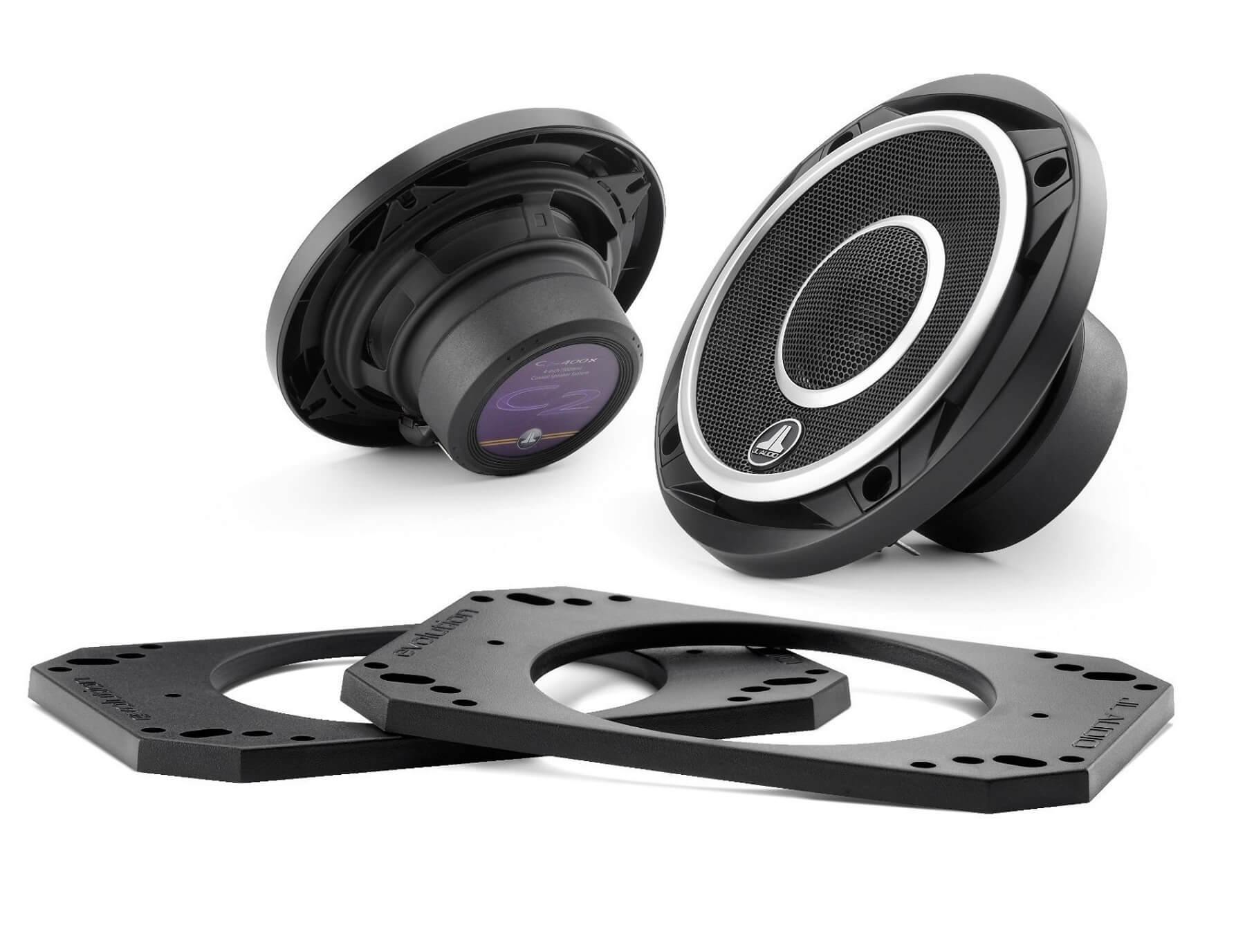 JL Audio C2-400x - 4 Inch Coaxial Speaker System