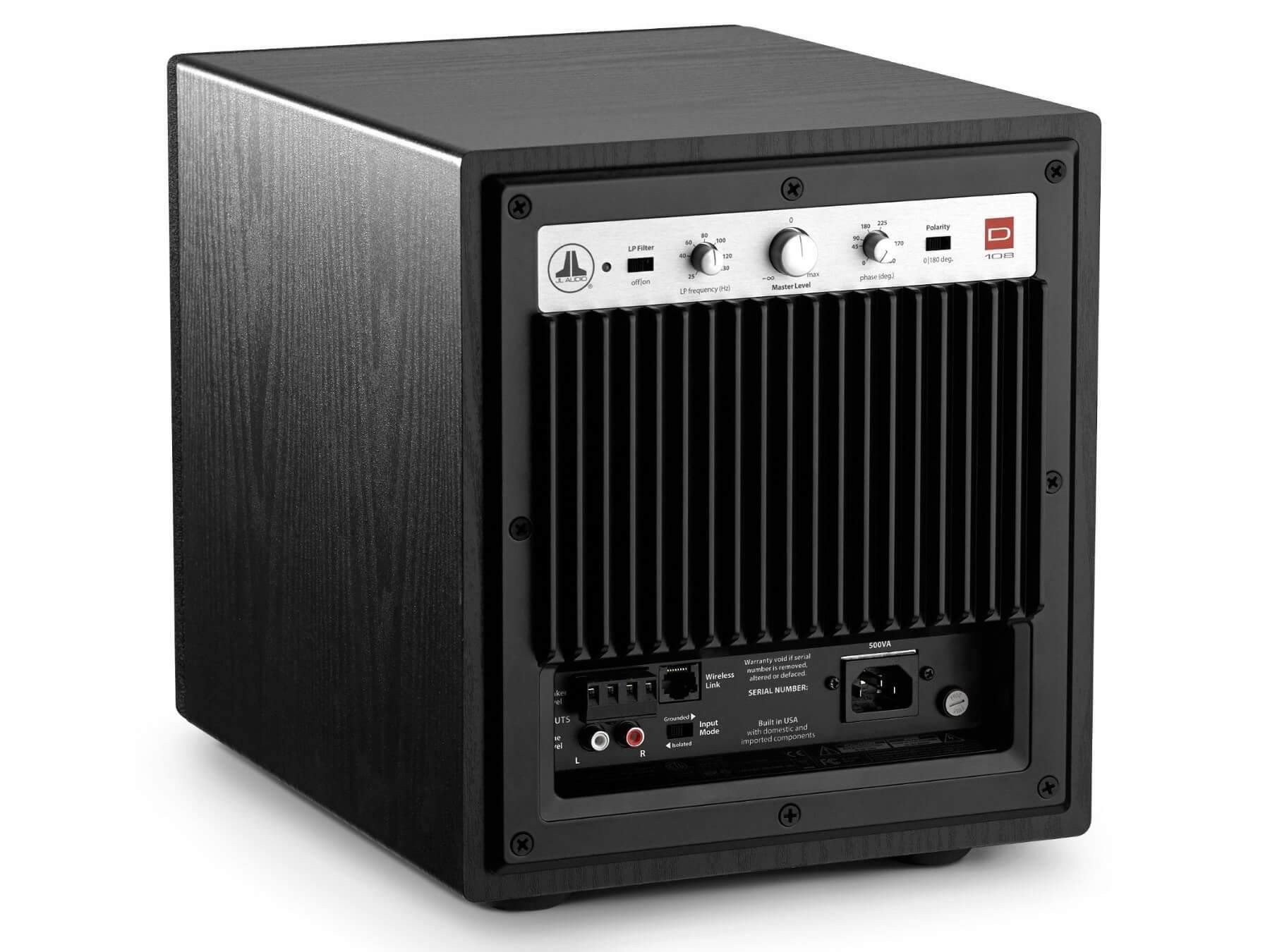 JL Audio Dominion d108 - Subwoofer Ash Back Side