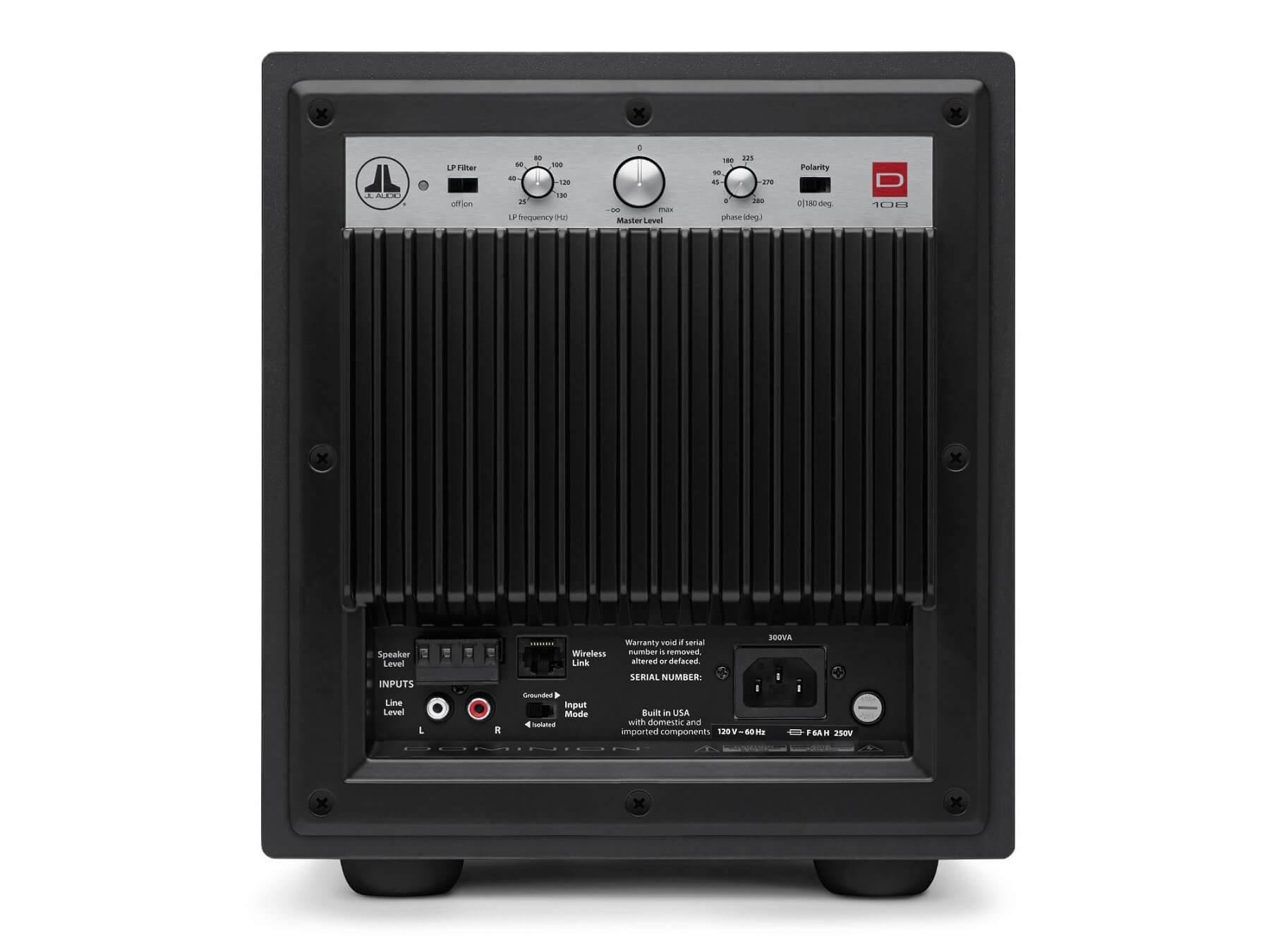 JL Audio Dominion d108 - Subwoofer Ash Back