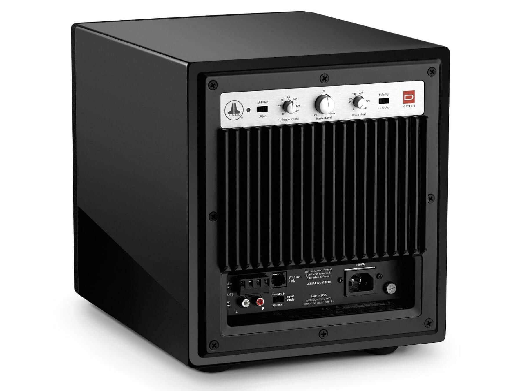 JL Audio Dominion d108 - Subwoofer Gloss Black Back