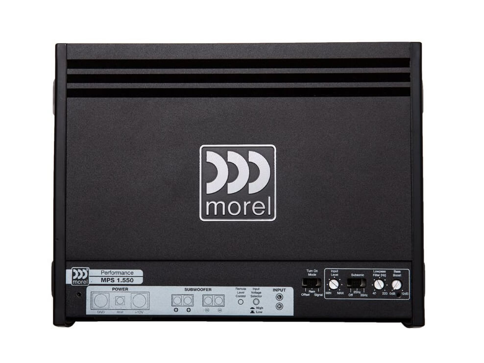 Morel MPS 1.550 Amplifier - Top