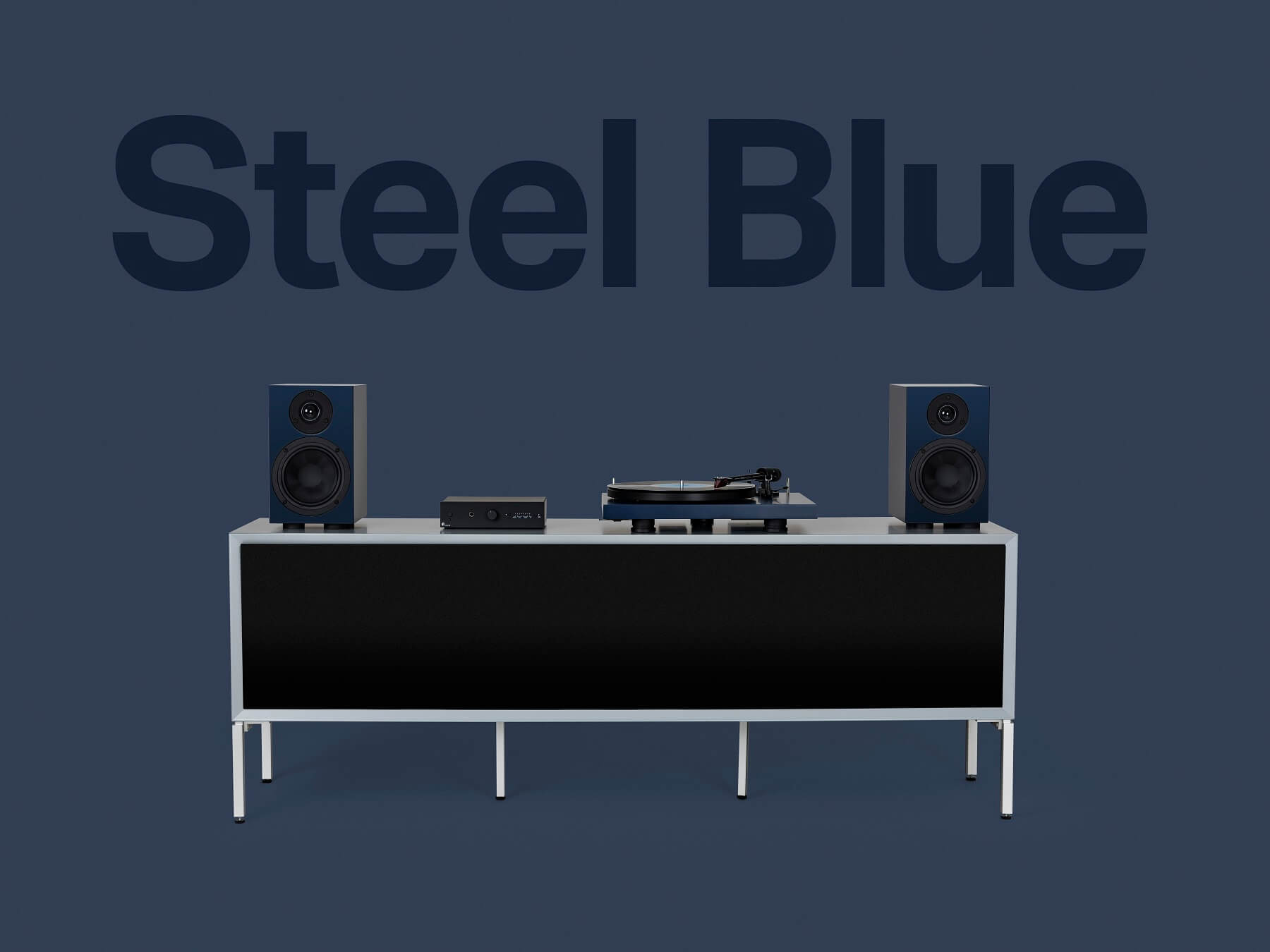 Pro-Ject Colourful Audio System - Steel Blue