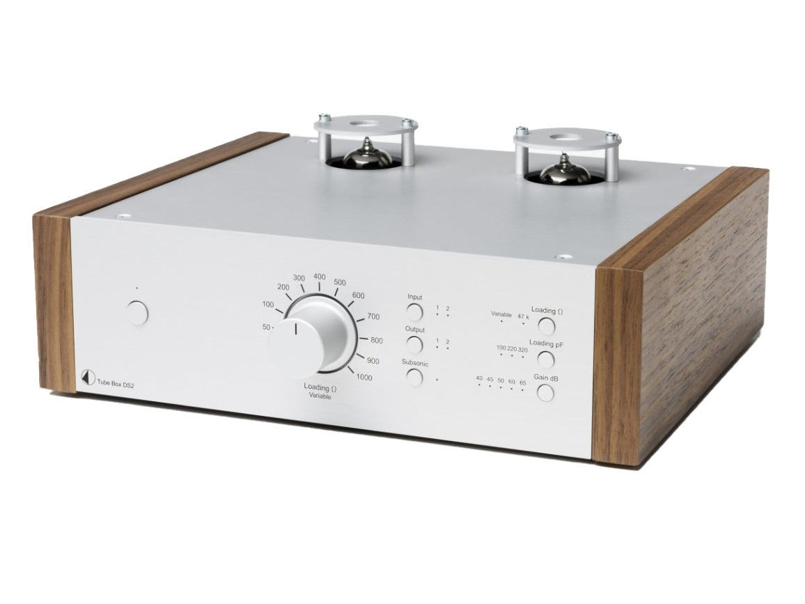 Pro-Ject Tube Box DS2 - Phono Stage - Walnut