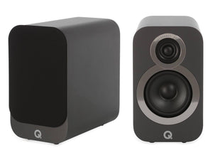Q Acoustics 3010i - Compact Bookshelf HiFi Speakers - Graphite