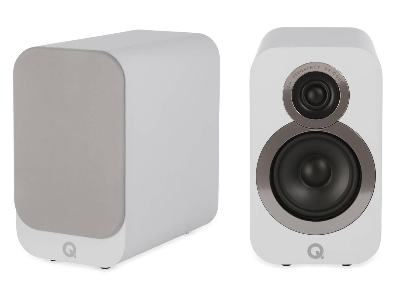 Q Acoustics 3010i - Compact Bookshelf HiFi Speakers - White