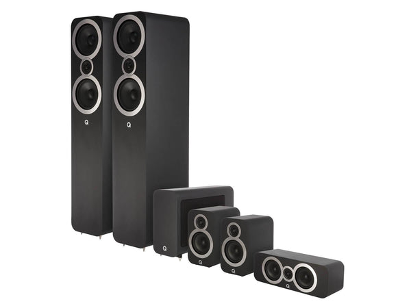 Q Acoustics 3050i 5.1 - Home Cinema Speaker Pack - Black