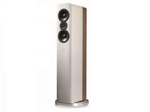Q Acoustics Concept 500 - White & Light Oak Side