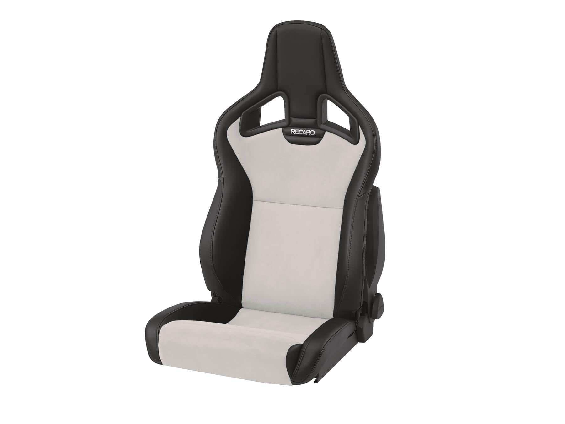 RECARO Cross Sportster CS - Car Seat Ambla Leather Black / Dinamica Suede Silver