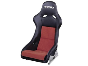 RECARO Pole Position ABE - Ambla Leather Black / Dinamica Suede Red