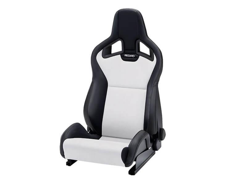 RECARO Sportster CS - Ambla Leather Black / Dinamica Suede Silver