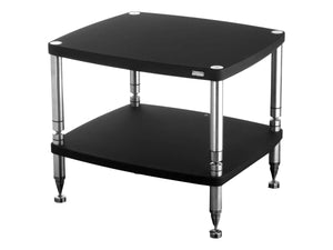 Solidsteel HF-2 - High-End Hi-Fi Audio Equipment Rack - Flat Black