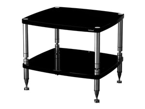 Solidsteel HF-2 - High-End Hi-Fi Audio Equipment Rack - Gloss Black