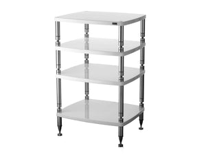 Solidsteel HF-4 - High-End Hi-Fi Audio Equipment Rack - Gloss White
