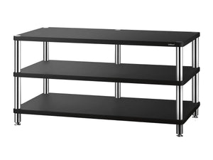 Solidsteel HW-3L - High End Audio & TV Rack - Flat Black