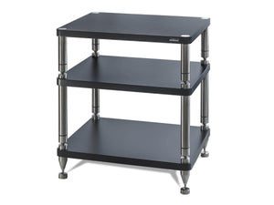 Solidsteel HY-3 - High-End Hi-Fi Audio Equipment Rack - Black