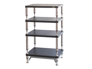 Solidsteel HP-4 - Ceramic Hi-Fi Audio Equipment Rack - Black Slate