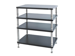 Solidsteel HY-4L - High-End Hi-Fi Audio Equipment Rack - Black