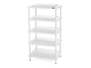 Solidsteel S5-5 - Advanced Hi-Fi Audio Equipment Rack - White