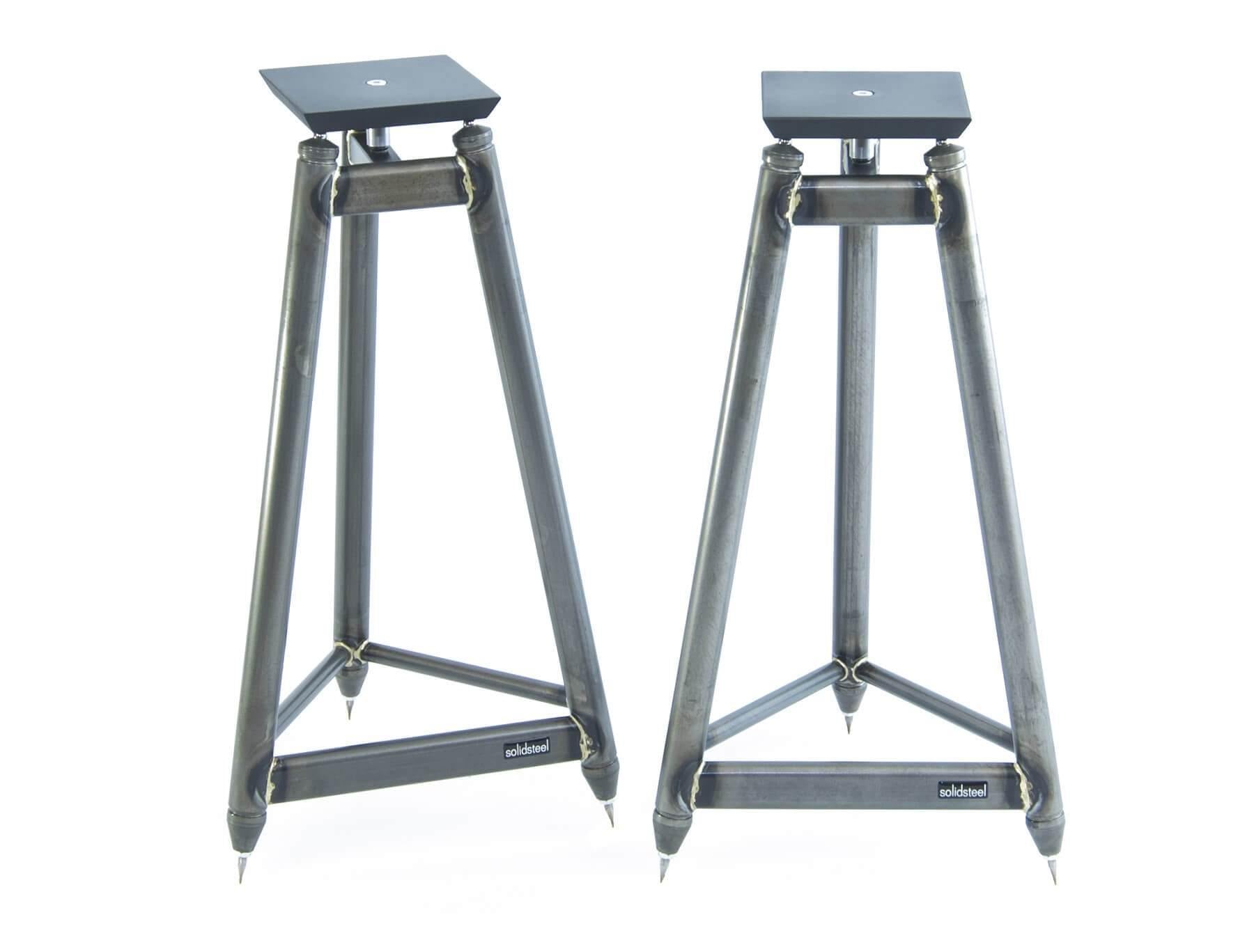 Solidsteel SS-6 - Vintage Standmount Speaker Stands - Raw