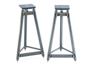 Solidsteel SS-6 - Vintage Standmount Speaker Stands - Raw