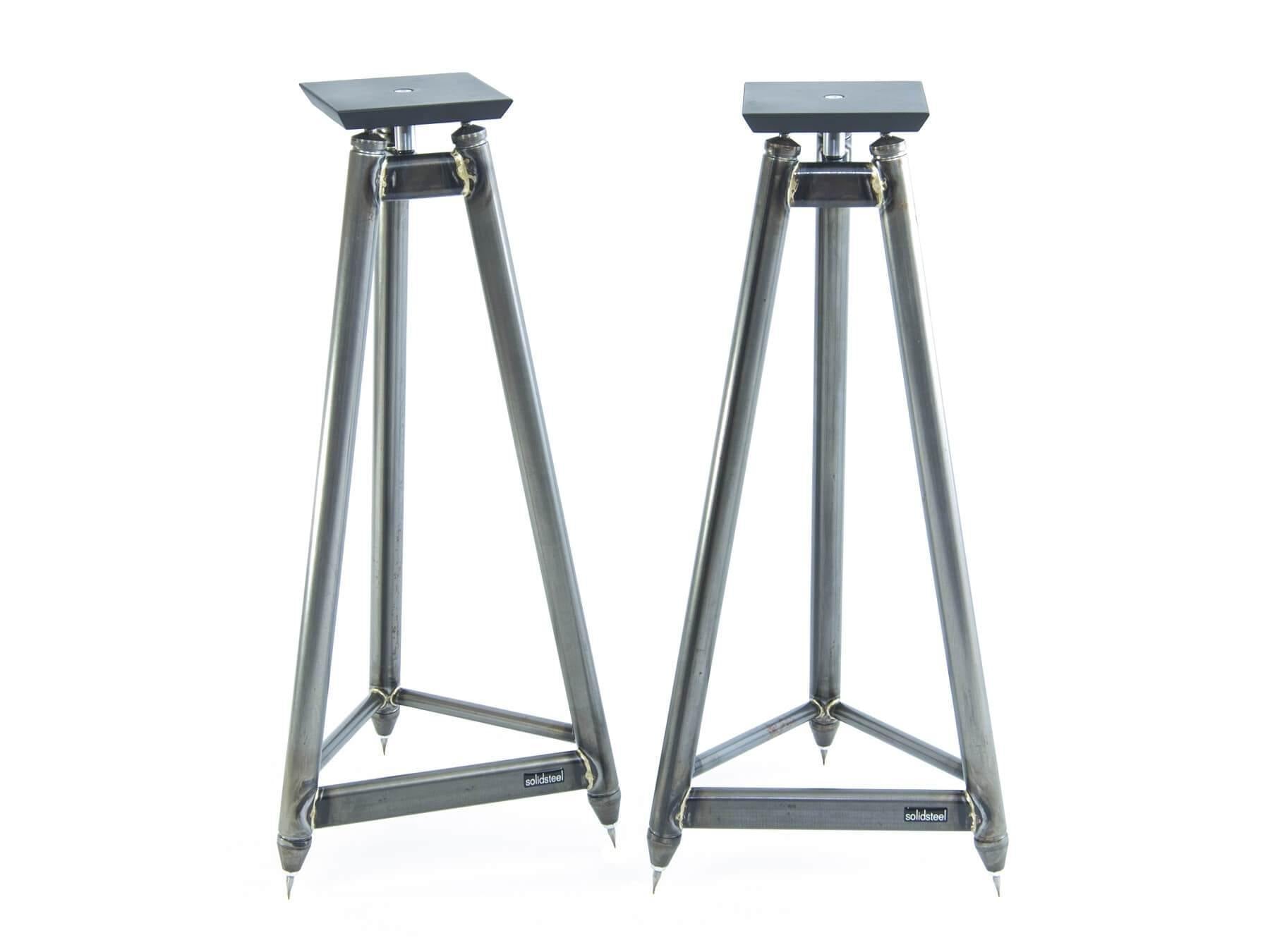 Solidsteel SS-7 - Vintage Standmount Speaker Stands - Raw