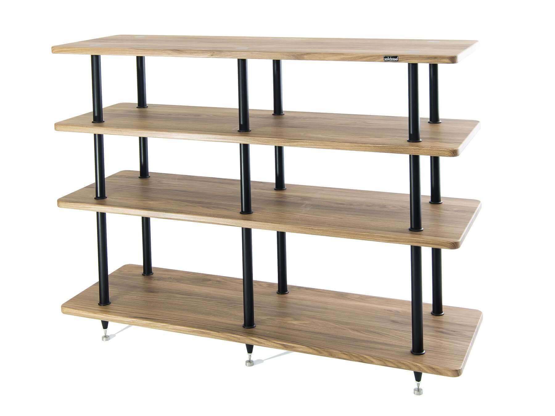 Solidsteel VL-4 - Vinyl Record Storage & Hi-Fi Rack - Walnut