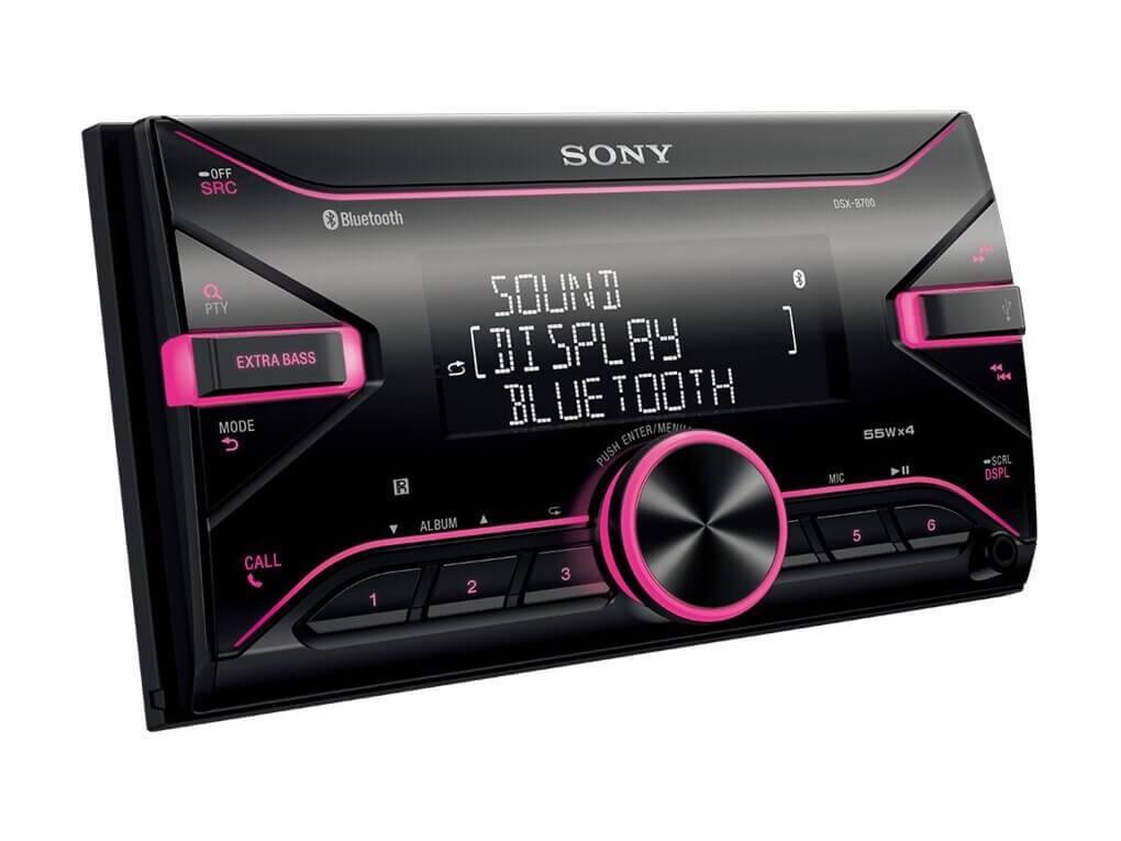 Sony DSX-B700 - Head Unit - Bluetooth - Side Pink