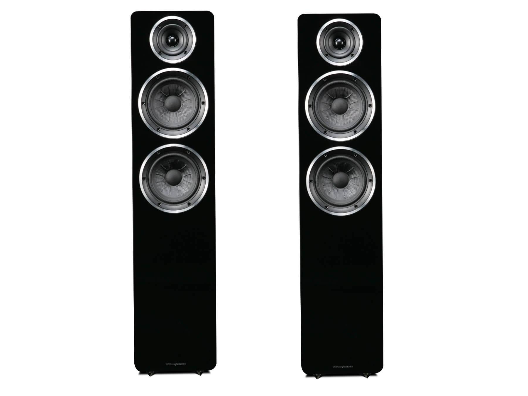 Wharfedale Diamond Active A2- Wireless Floorstanding Speakers - Black