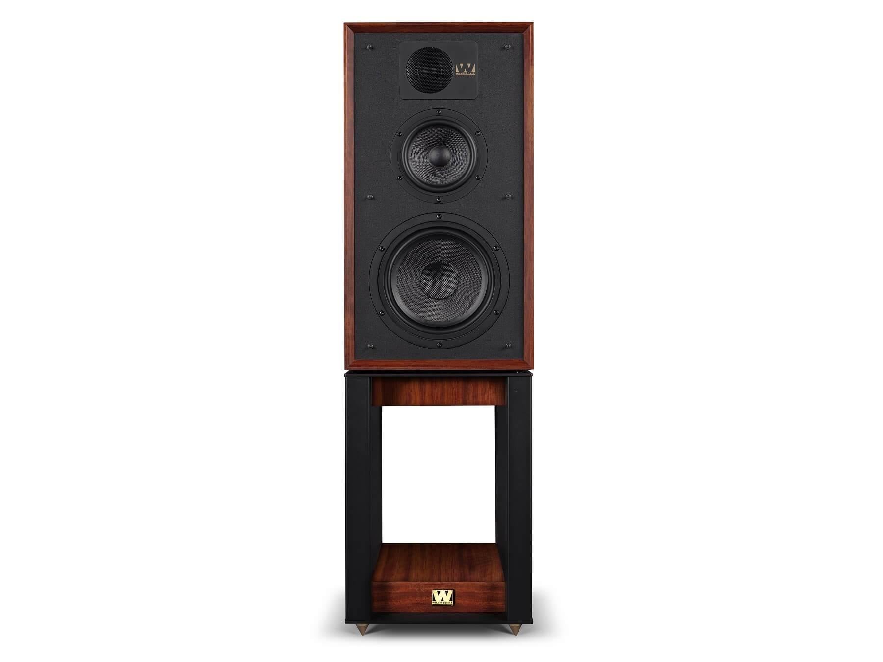 Wharfedale Linton - Standmount Speakers - Mahogany - with Stands