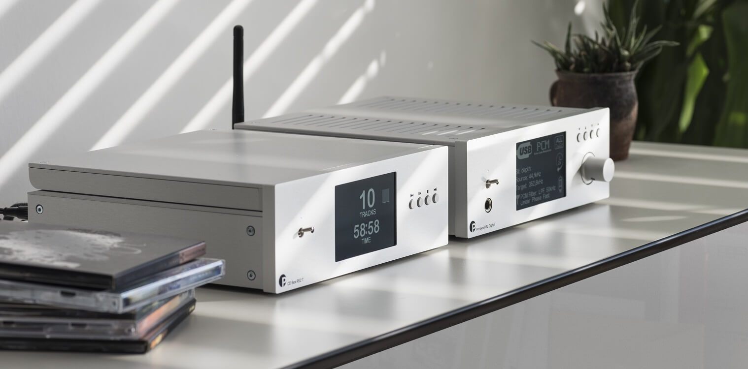 HiFi separates - Pro-Ject Boxes on table-top