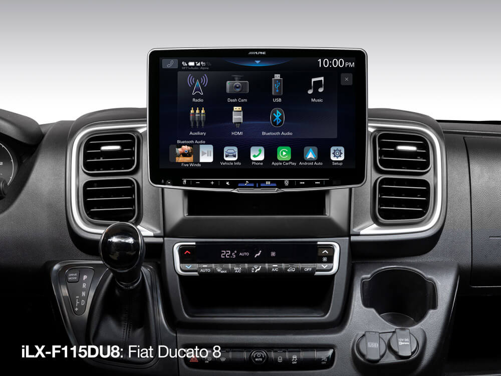 Alpine iLX-F115DU8 - Installed in Car - Front