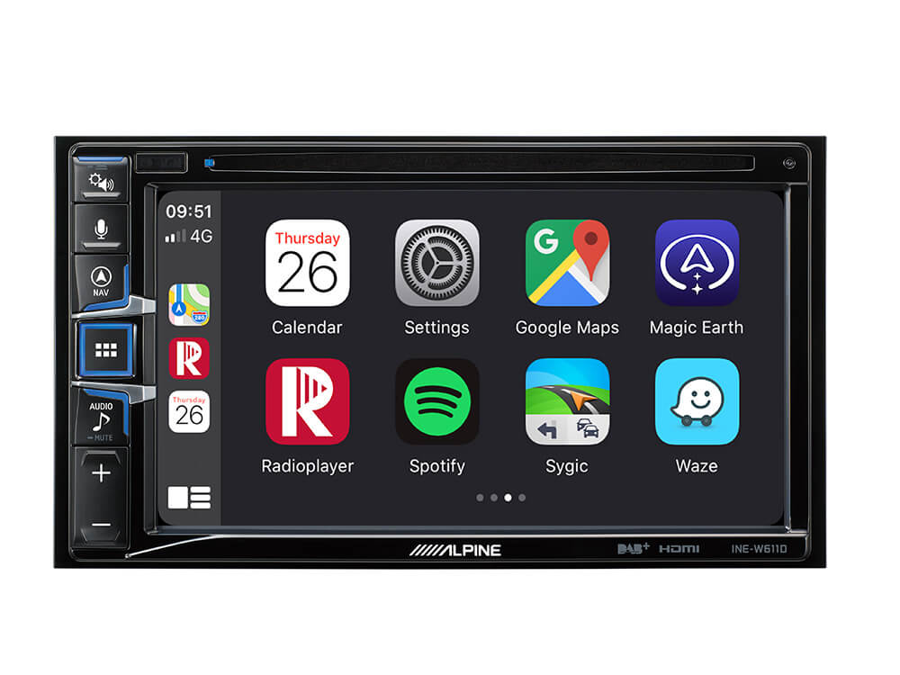 Alpine INE-W611DU - Head Unit Front